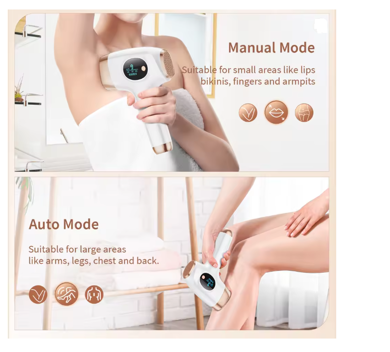 LumiSkin IPL Pro™ – Domowy Depilator Laserowy 3w1