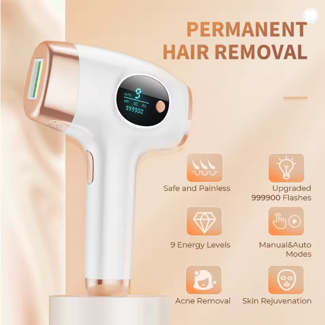 LumiSkin IPL Pro™ – Domowy Depilator Laserowy 3w1